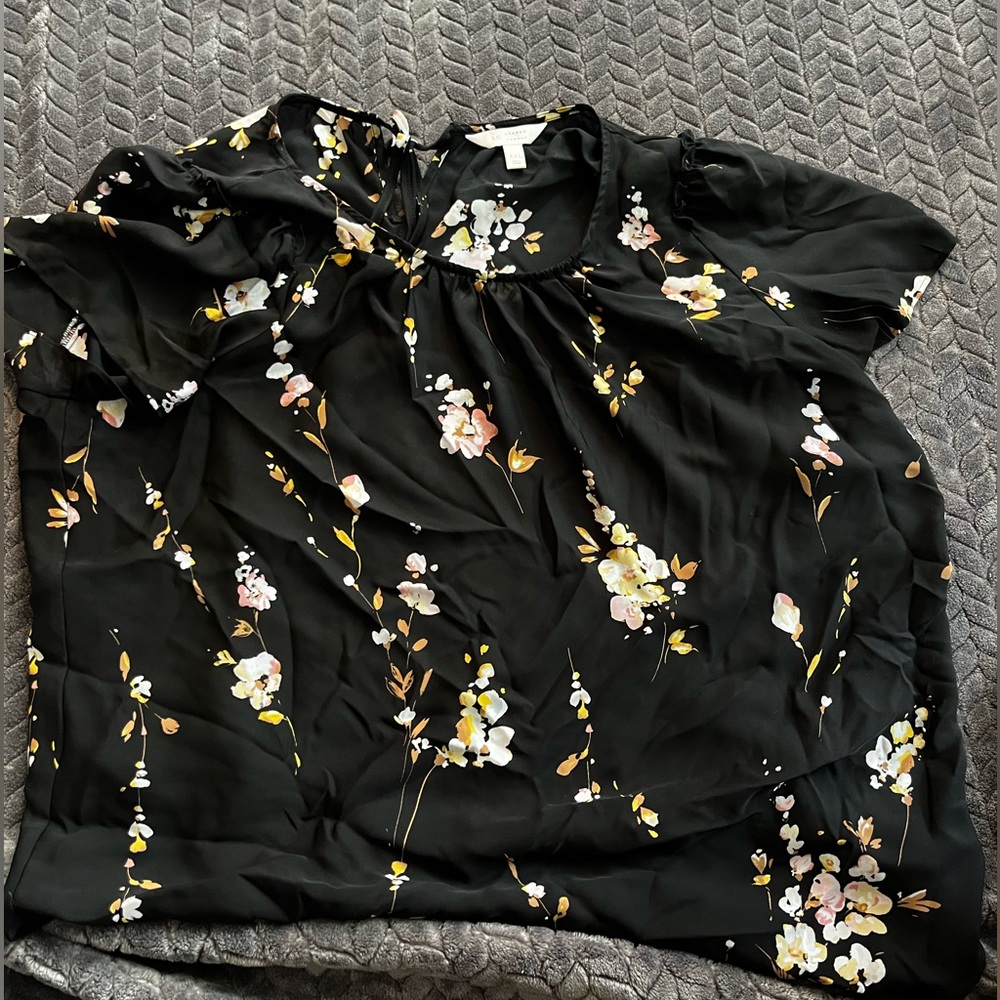 Lauren Conrad Short Sleeve Blouse